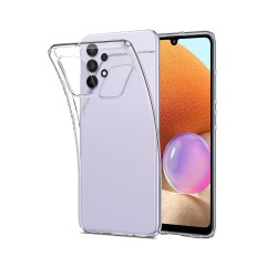 Capa de Silicone com Cantos Dura para Samsung Galaxy A32 4g Transparente Capa de Silicone com Cantos Dura para Samsung Galaxy A32 4g Transparente